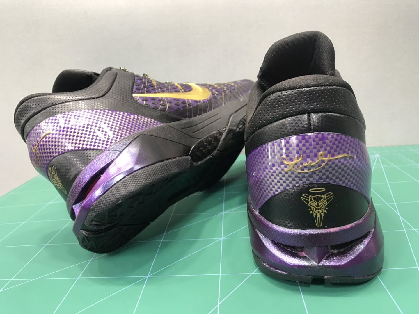 Nike Kobe 7 Purple Gold Lakers